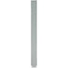 70" x 7" Pilaster Toilet Partition, Cellular Honeycomb, Gray