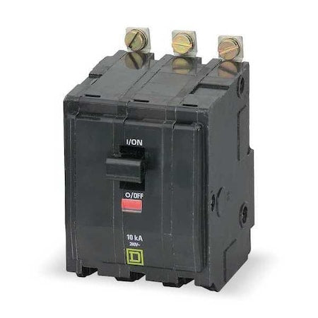 Miniature Circuit Breaker, QO Series, 20A, 3 Pole, 240V AC, 10kA at 240V AC