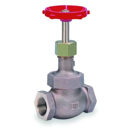 Globe Valve,2",Bronze,FNPT,600 psi
