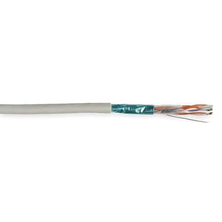 Data Cable,Cat 5e,24 AWG,1000ft,White