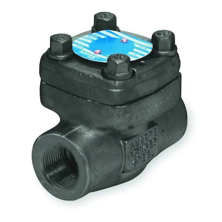 1-1/2" FNPT Forged Carbon Steel Piston Check Valve