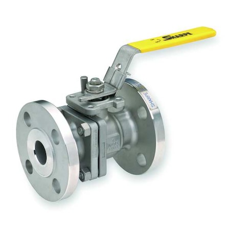 2" Flanged Stainless Steel Ball Valve Inline