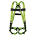 Duraflex Python(R) Full Body Harness, S/M, 400 lb., Mating Chest/ Mating Leg Straps, Back D-Ring