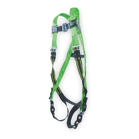Duraflex Python(R) Full Body Harness, S/M, 400 lb., Mating Chest/ Tongue Leg Straps, Back D-Ring