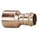 Strt, Copper, Press-fit 4 in, FTG 2 in