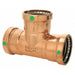 Viega ProPress XL tee, 2-1/2" x 2-1/2" x 1"