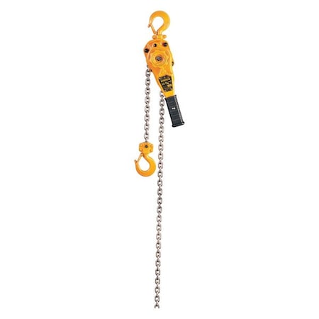 7/8 in. Hook Opening Lever Chain Hoist with 10 ft. Hoist Lift and 1500 lbs. Load Capacity