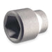 1/2 in Drive, 30mm Metric, Socket, 6 Points, Almn Brz, Natural, 30 mm