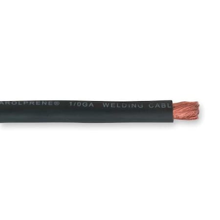 WeldingCable,EPDM,2AWG,600V,Black,250ft