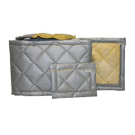 Acoustic Partition, 0.8 NRC, Fiberglass, 4 ft W, 25 ft L, 2 in Thick, Gray