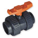 2" Socket CPVC Ball Valve Inline True Union