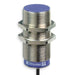 Cylindrical, Inductive Proximity Sensor, 30 mm Dia., Brass, 2 m, Bare Wire, 3 Wires, Shielded