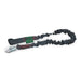 Manyard(TM) II Arc Flash Rated Shock Absorbing Lanyard, 6 ft. Length, Web Loop, Kevlar(R), 1 Leg(s)