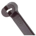 Cable Tie, 13-1/2 in L, 4 in Max Bundle Dia., Black, Nylon 6/6, 120 lb Strength, 500 PK