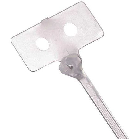 Cable Tie, 4 in L, 5/8 in Max Bundle Dia., Natural, Nylon 6/6, 18 lb Strength, 500 PK