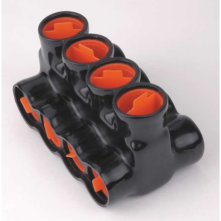 MultitapConnector,Alum,Blk,Hex,4Port