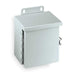 Padlockable Hasp Electrical Enclosures, 10 in H, 6 in D, 8 in W, 3R, Steel