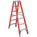6 ft Fiberglass Twin Stepladder, 300 lb Capacity