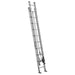 20 ft Aluminum Extension Ladder, 300 lb Load Capacity