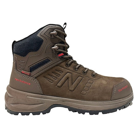 Men's Composite Toe Athletic High-Top Shoe, Chocolate, 8 1/2, EE, MIDCLBRBR