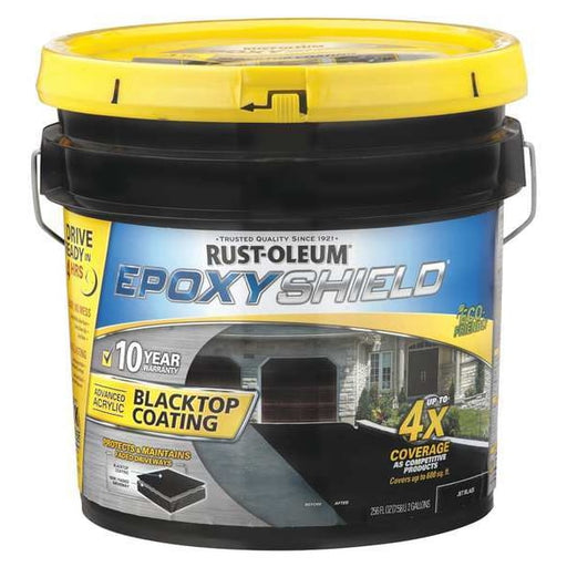 2 gal. Blacktop Coating,  Natural Finish,  Black,  Solvent Base