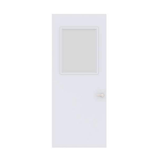 Swing In-Plant Office Door, 84 in H, 36 in W, White