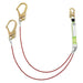 Shock Absorbing Lanyard, 6 ft. Length, Snap Hook, 2 Leg(s), 300 lb Weight Capacity