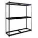 Boltless Shelving Unit,  24"D x 72"W x 84"H,  3 Shelves,  Steel