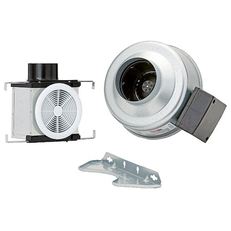 Steel 9"D,11"H,7.5"W Inline Duct Fan