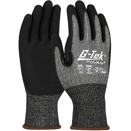 Cut Resistant Glove, Cut Level A7 ,Nitrile ,MicroSurface ,M 12 PK