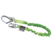 Manyard(TM) Stretchable Web Lanyard, 6 ft. Length, Snap Hook, Steel, 1 Leg(s)