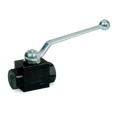 1-1/4" FNPT Carbon Steel Ball Valve Inline