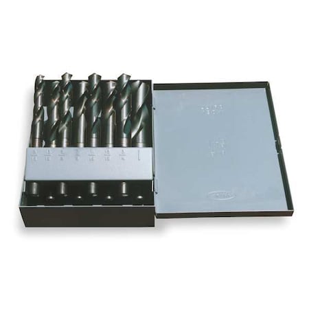 18PC 1/2 Reduced Shank Silver & Deming Drill Set Cle-Line 1813 Steam Oxide HSS RHS/RHC 9/16-1IN