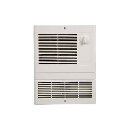 Electric Wall Heater, 1550 W, 120/240VAC, White