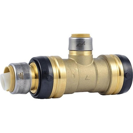 Tee,Brass,Push-Fit17/8",11/2",3/4"