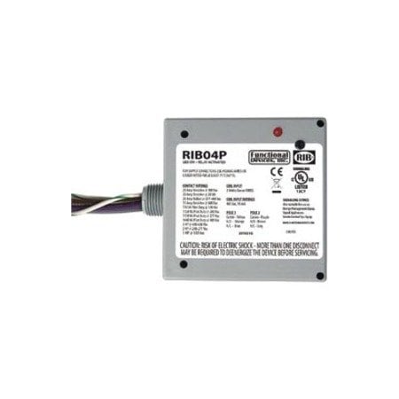 Enclosed Pre-Wired Relay,20A at 300VAC,DPDT