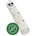 Outlet Strip, Hospital Grade, 6 5-15R-HG, 5-15P-HG, 7 ft., White