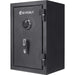 Barska® Biometric Keypad Safe Color Box, - 0.46 Cubic Feet, 14-1/2"W x 11-3/4"W x 7"H - Black