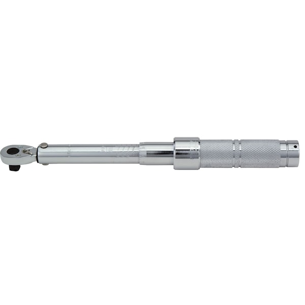 Micrometer Ratcheting Head Torque Wrench, 1/2 in Drive Size, 50 ft lb to 250 ft lb torque increments