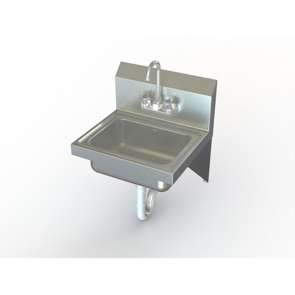Heavy Duty NSF Hand Sink W/ Ptrap And Overflow