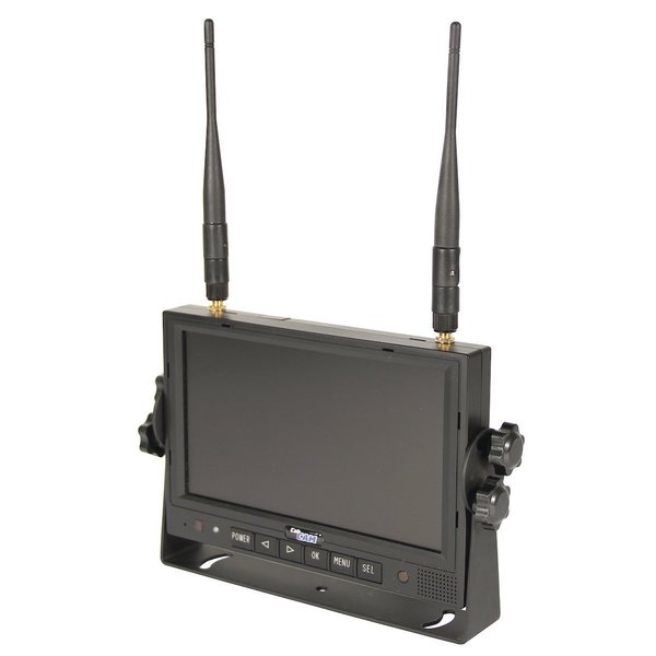 CabCAM Monitor,  7" QUAD Digital Wireless w/ Recording Capability 13.5" x7.5" x3.5"