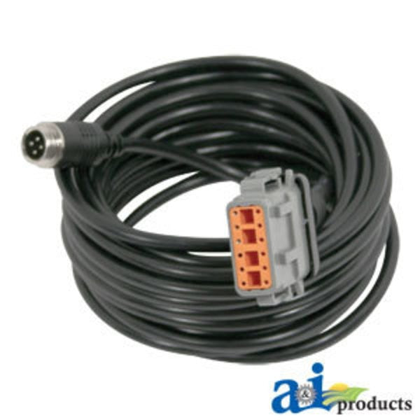 CabCAM Cable,  Power/Video,  Trimble AgGPS FmX,  CFX/ FM-750 FM-1000 Display Wired Camera,  20' 6"x4"x2"