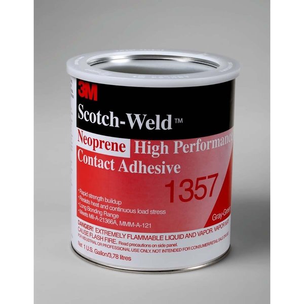 Neoprene High Performance Contact Adhesive 1357 Gray-Green,  1 Quart