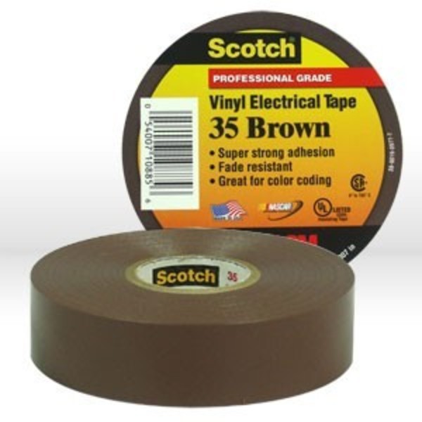 Electrical Tape, Brown, 3/4"X66Ft