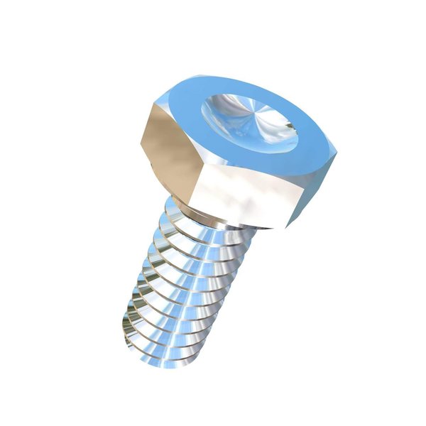 Grade 5,  #10-24 Structural Bolt,  Titanium,  1/2 in L