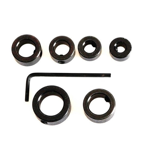 6 Piece 3/16-Inch to 1/2-Inch Drill Stop Set