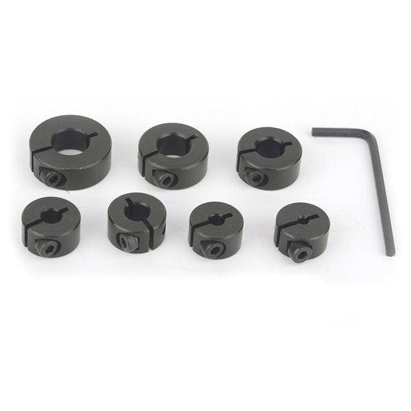 7 Piece Split Ring Stop Collar Set