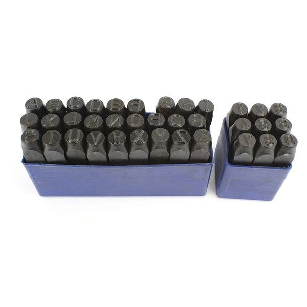 Letter And Number Punch Set Of 36 Piece 3/8 Inch