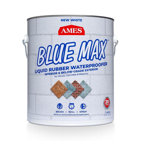 Ames Blue Max Liquid Rubber Waterproofer 1 Gallon - White