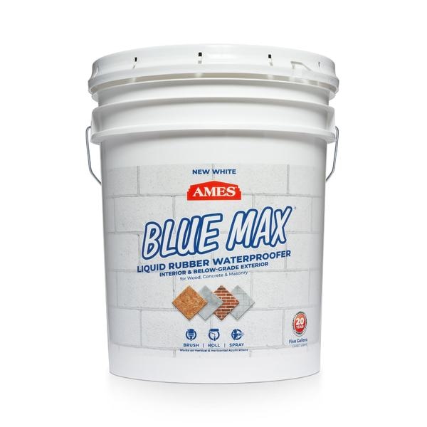 Ames Blue Max Liquid Rubber Waterproofer 5 Gallon - White